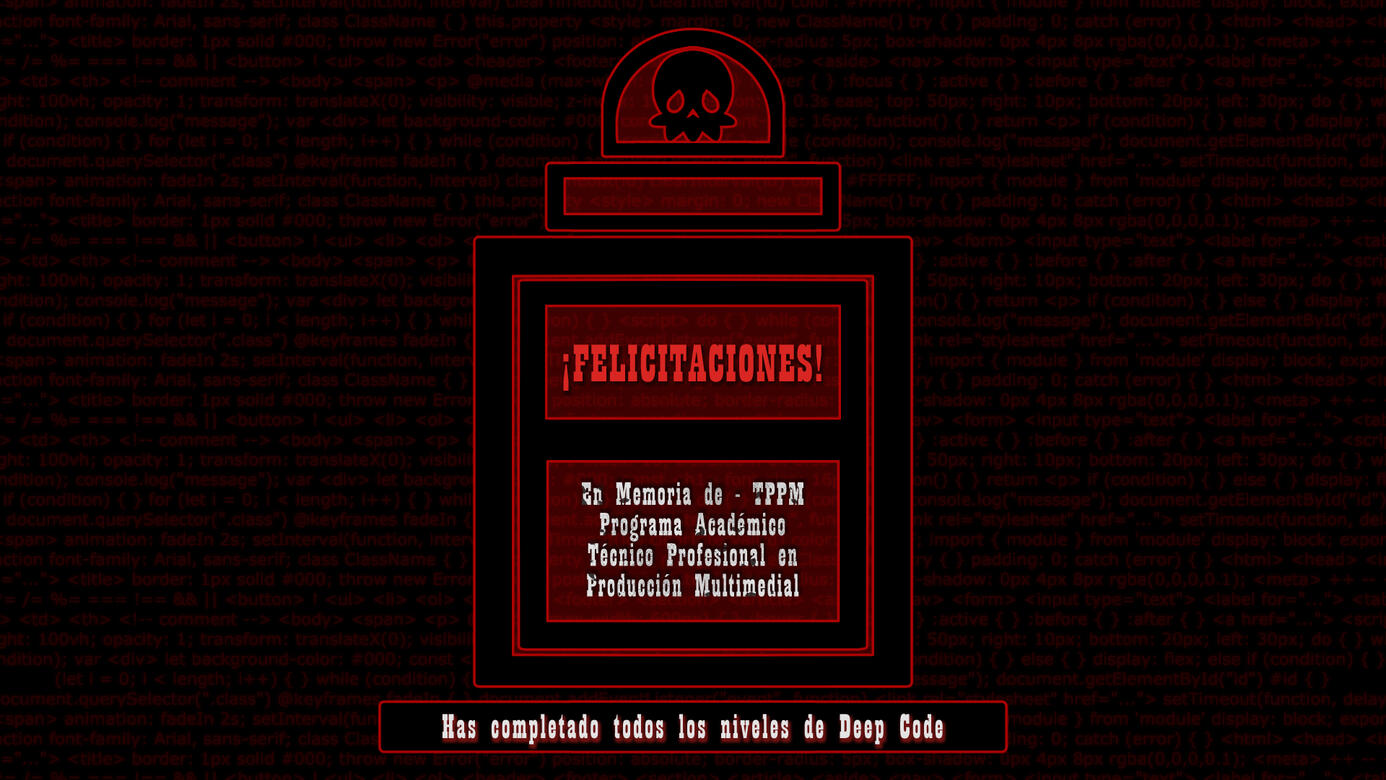 &quot;Deep Code Quiz&quot; - Ending Screen [2024]